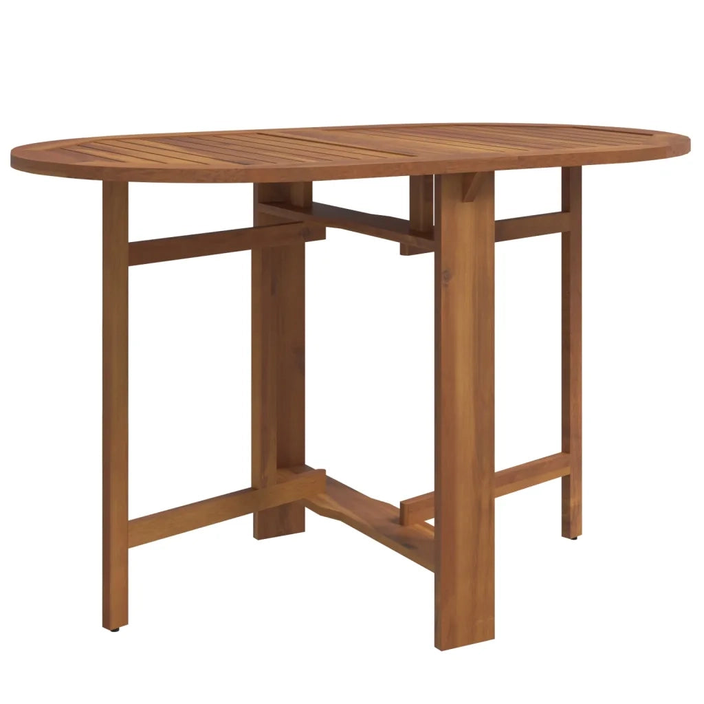 Set da Pranzo da Giardino 5 pz in Legno Massello di Acacia 44020