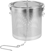 Kruidenzeef Premium in Acciaio Inossidabile per Cucina Casalinga con Filtrazione a Porosità Microscopica - Superficie Liscia - 3.2L - Theezeef con Infusore Rafforzato - Accessorio Cucina Sostenibile