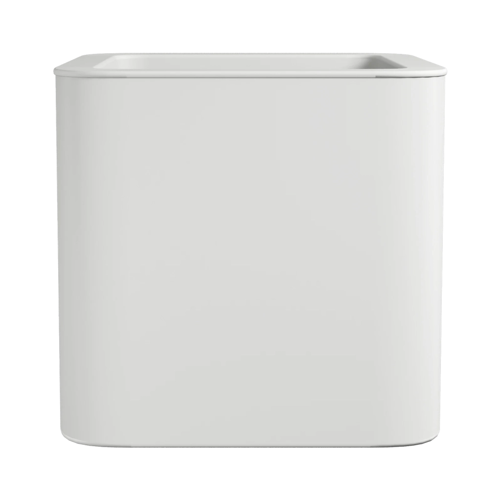 Vaso Elho Jive Square 40 cm – Design Moderno e Minimal per la Tua Casa Colore: Bianco