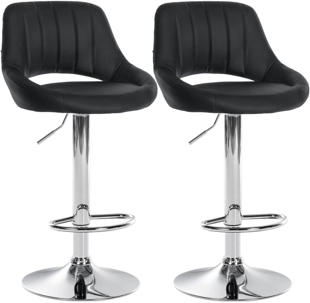 Set di 2 sgabelli da bar Milet ecopelle C 4