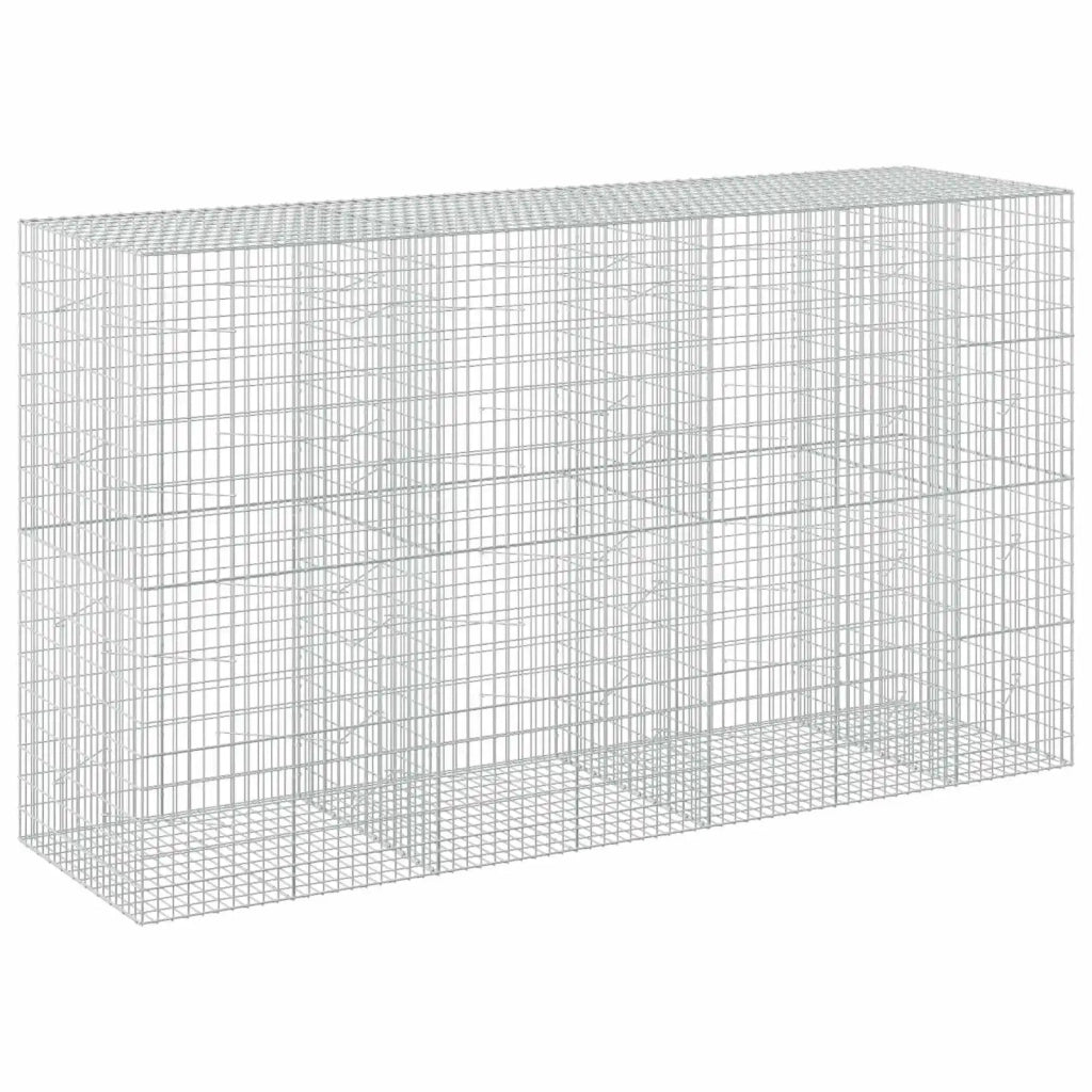 Gabione con Filo da 3,5 mm e Rete da 5x10 cm 350x100x200 cm 3462961