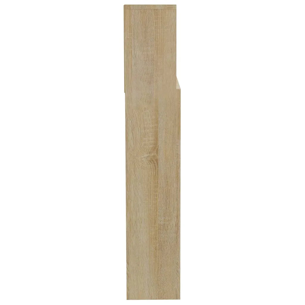 Testiera con Contenitore Rovere Sonoma 200x19x103,5 cm 811892