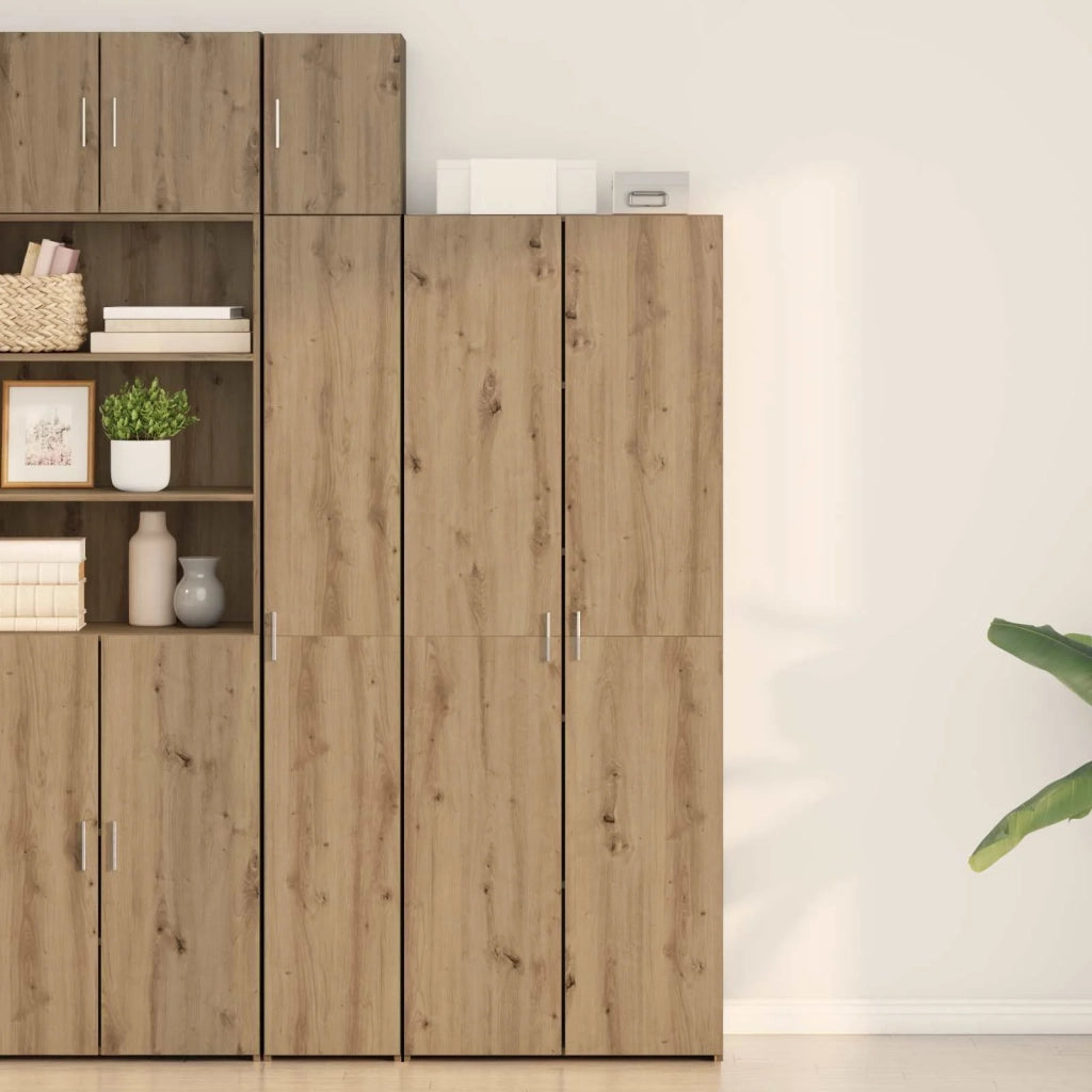 Credenza 2 pcs Rovere artigianale 70 x 42,5 x 185 cm 3365592