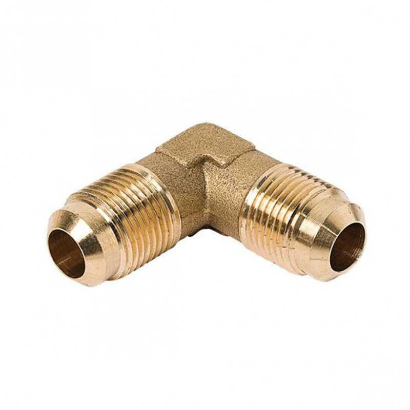 RACCORDO NIPLEX OTTONE A GOMITO DA 1/4 PER TUBO RAME CLIMATIZZATORE - UNIVERSALE