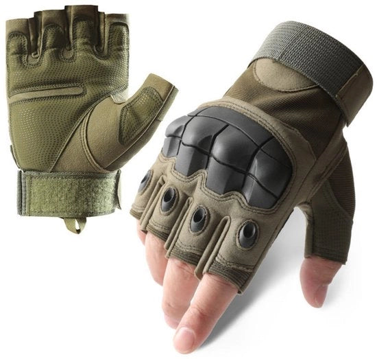 Manica tattica esterna per uomo e donna - Maniche senza dita - Maniche esterne per bicicletta - Adatto per sport all'aperto, motocicli, biciclette, allenamento, fucili di paintball, tiro, caccia, escursioni (M)