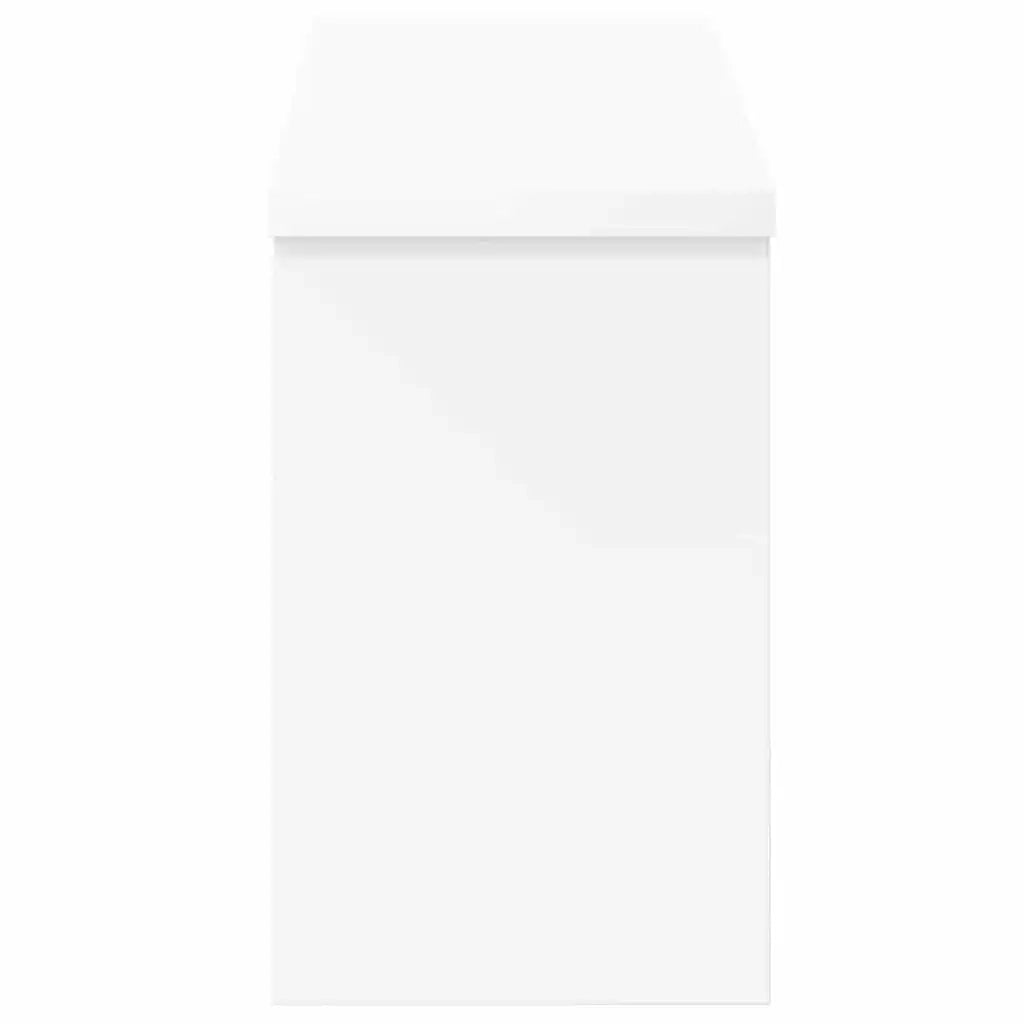 vidaXL Appendiabiti a muro Bianco 50 x 16 x 26 cm Legno multistrato