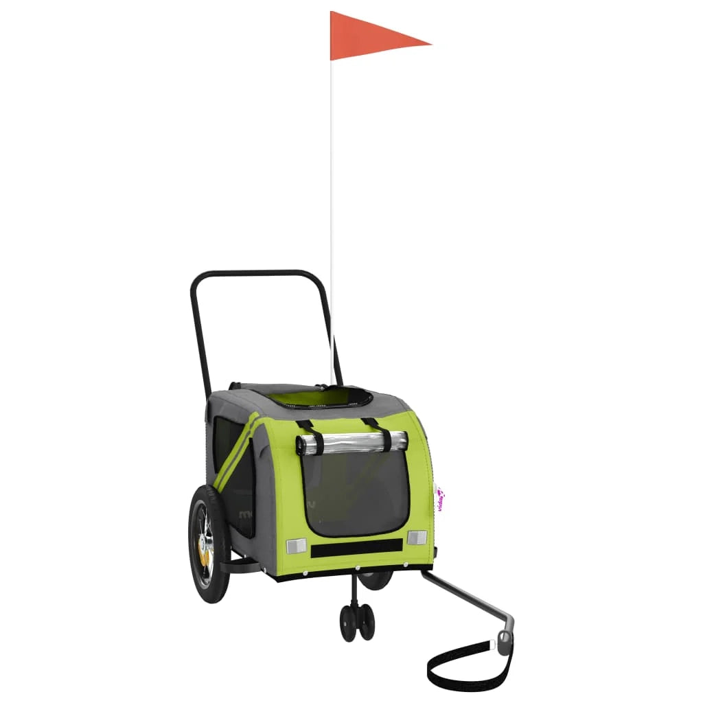 Rimorchio/carrello per animali domestici verde 02_0044286