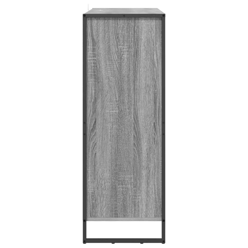 Mobile per scarpe con porta-Scarpiera Grigio Sonoma 79 x 36 x 100 cm