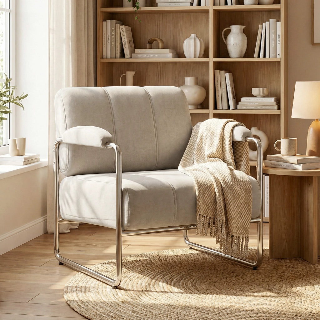 Poltrona Morbida ¨C Zephmum ¨C Ciniglia Beige