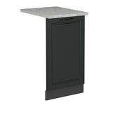 Pannello frontale della lavastoviglie R-Line Antracite rustico/Antracite 45 cm, PL Marmo Vicco