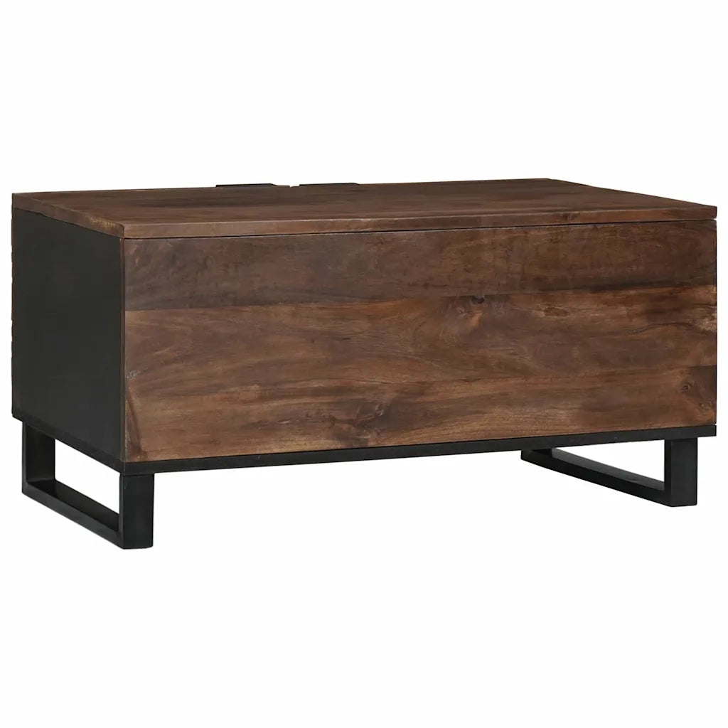 Tavolino da salotto Marrone e Nero 80 x 50 x 40 cm 4018013