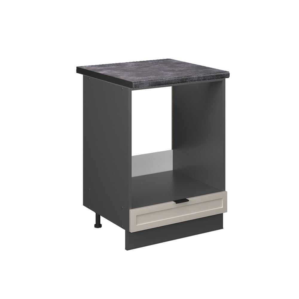 Mobile per forno da incasso Fame-Line GrigioBeige/Antracite 60 cm, PL Antracite Vicco