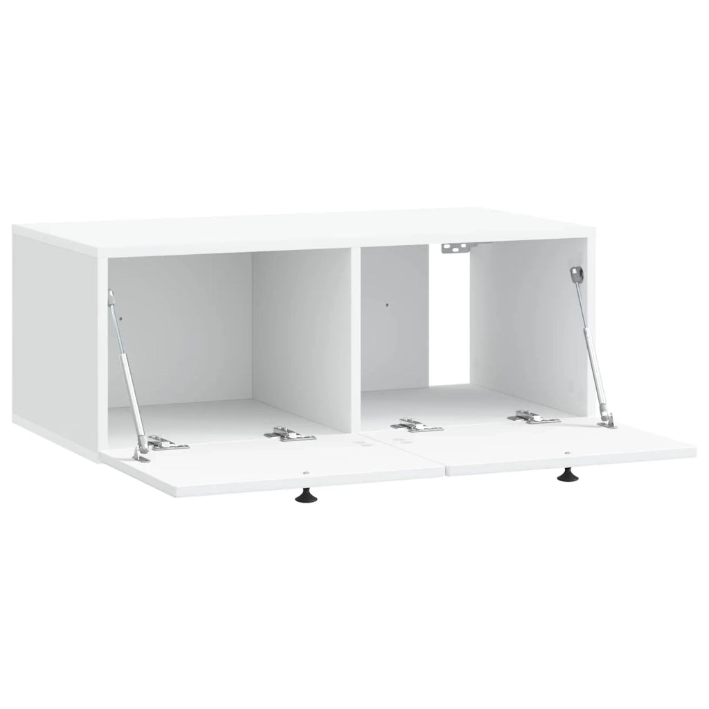 Mobile Porta TV da Muro Bianco 78,5 x 41 x 30 cm 898175