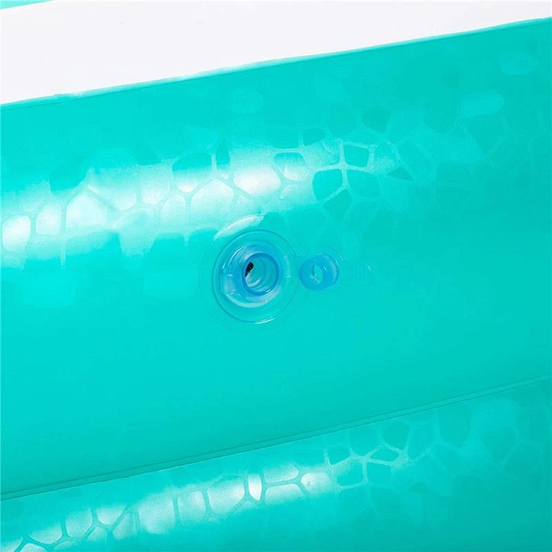 BESTWAY PISCINA GONFIABILE RETTANGOLARE FAMILY CON TOPPA PER RIPARAZIONE 201X150X51 CM