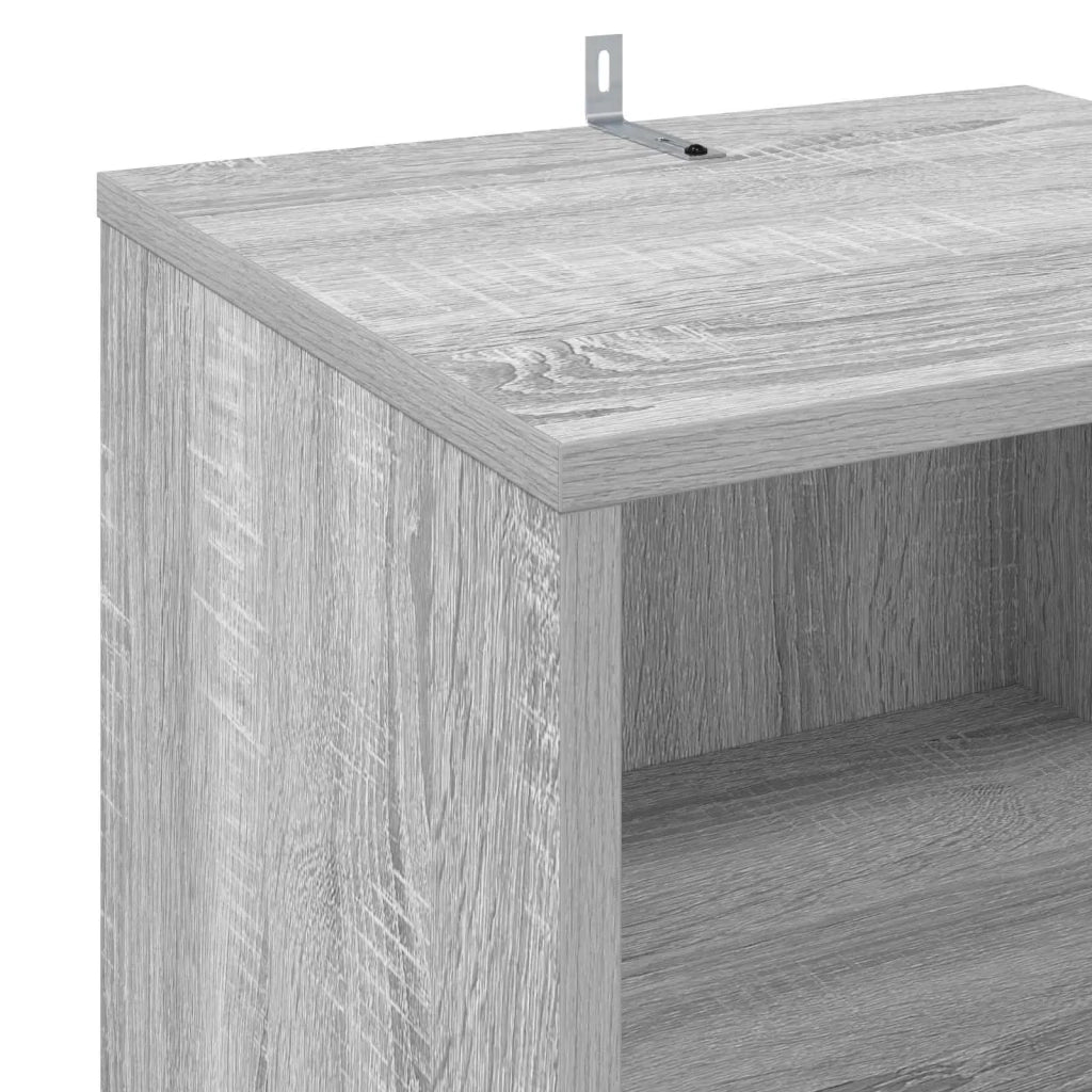 Mobile porta vinili Sonoma grigio 38 x 33 x 61 cm 8012863
