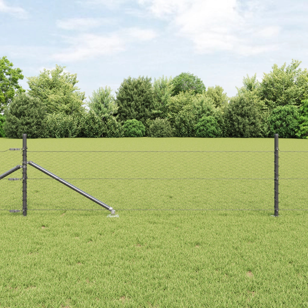 Recinto Esagonale  Grigio 0.8x25 m Acciaio
