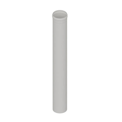 ELEMENTO DIRITTO IN ACCIAIO AISI 304L MT 1 PER CAPPE- Diam. 140 Bianco- DK- pezzi 1