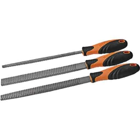 SET RASPE MANICATE KENDO 200 mm - confezione 3 pezzi - KENDO