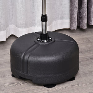 Punching Ball Regolabile Altezza 136-154 cm con Guanti per Allenamento Rosso