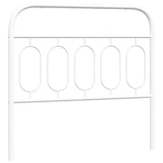 Testiera | Testata di Ricambio in Metallo Bianco 107 cm