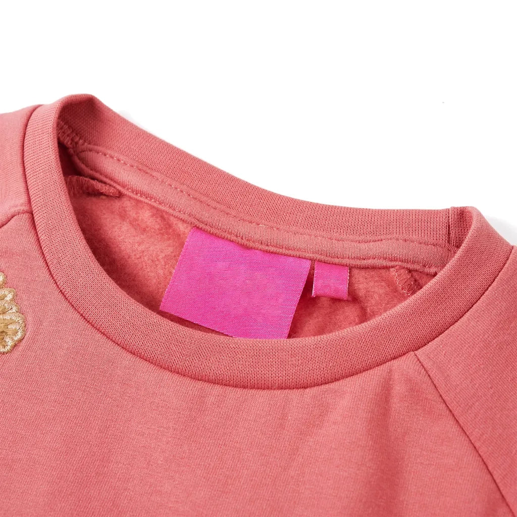 Felpa per Bambini Rosa Antico 116cod mxl 117263