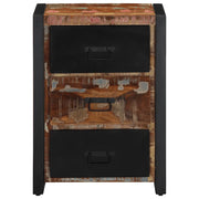 Mobiletto con cassetti multicolore 50x35x70 cm in legno massello di recupero 4013584