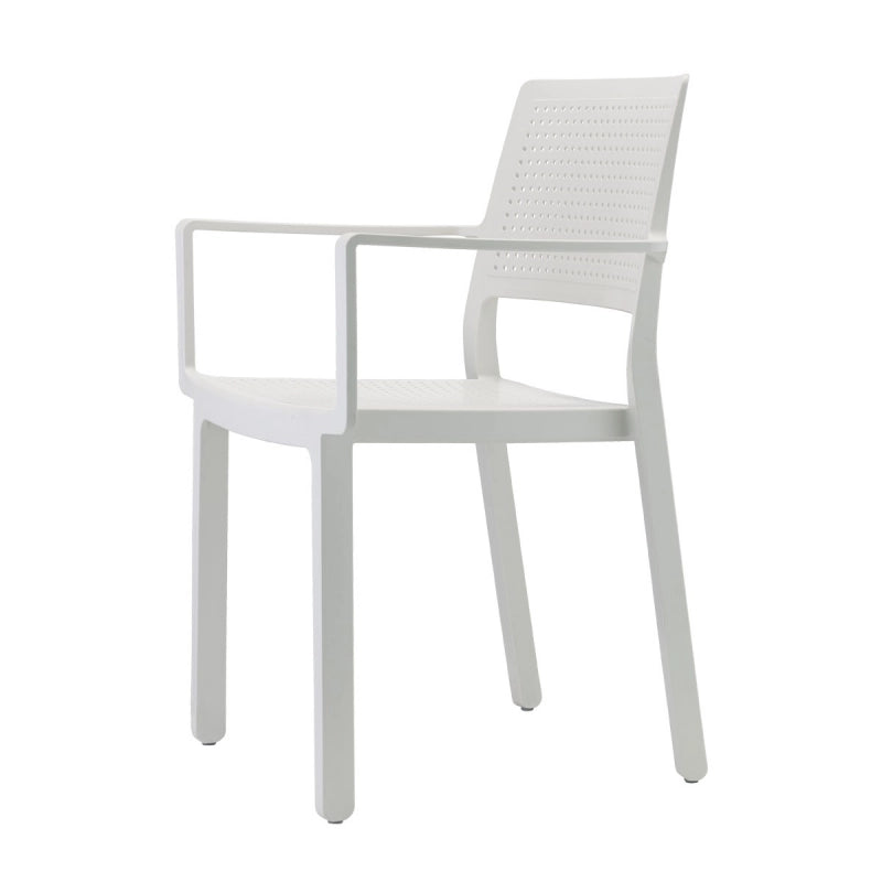 SET 4 PEZZI SEDIA EMI CON BRACCIOLI TECNOPOLIMERO MADE IN ITALY SCAB DESIGN - Lino 11