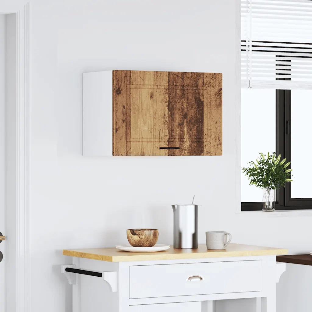 vidaXL Pensile da Cucina Porto Legno Vecchio in Legno Multistrato