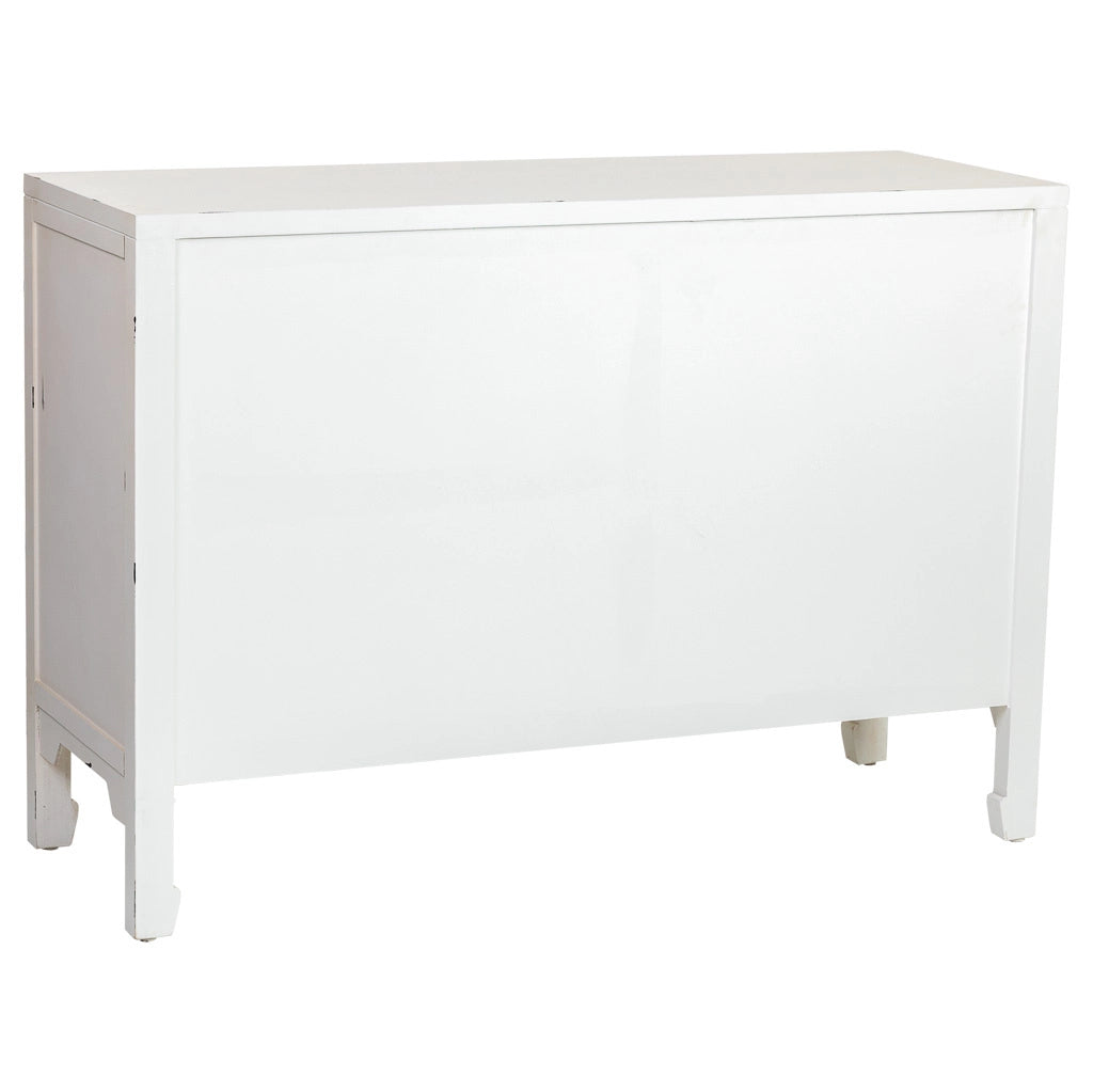 Credenza in legno bianco 106x73x36