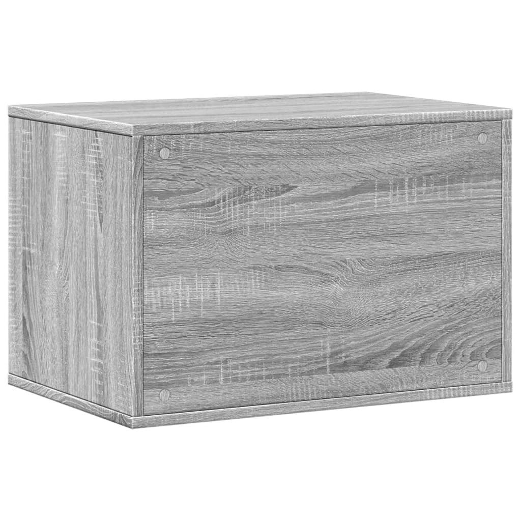 Mobiletto per lettiera per gatti in legno ingegnerizzato Sonoma grigio 02_0043333