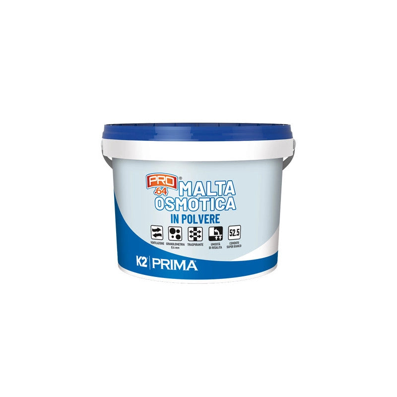 Malta osmotica K2 PRO.64 5 kg – trattamento antiumidità capillare