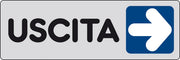 ETICHETTA ADESIVA 150X50 USCITA (DX)- 10,0 pz