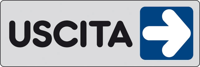 ETICHETTA ADESIVA 150X50 USCITA (DX)- 10,0 pz