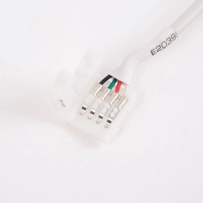 Connettore per striscia LED RGB 10mm 4pin clip Ecolight
