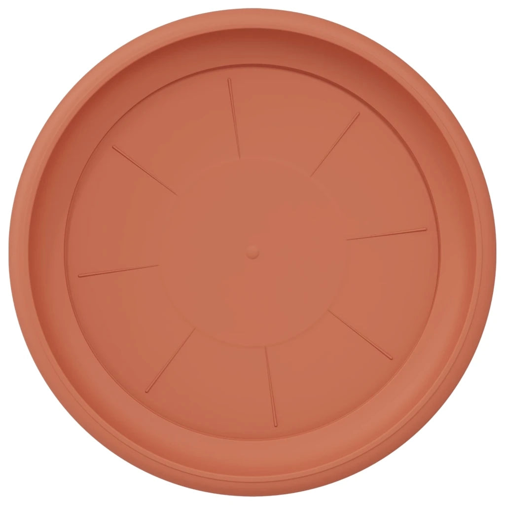 Vassoio Rotondo per Fiori 24 pz Rosso Mattone ? 27 x 2,5 cm CFW6932842