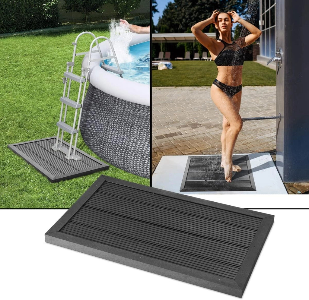 Pedana Elemento per Pavimento Base Doccia Solare Scaletta Piscina 101x63x5,5cm Fino a 300kg