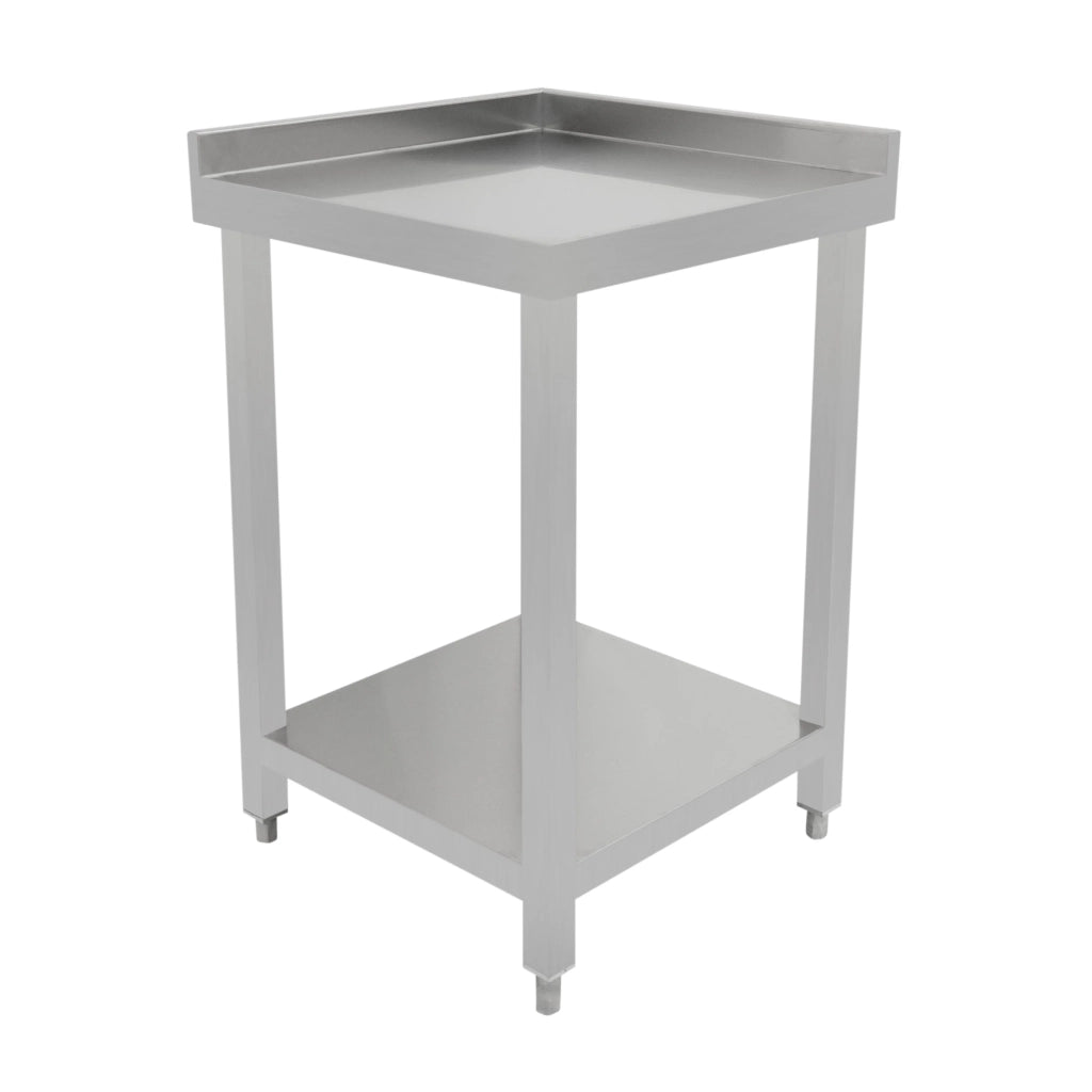 Unità Angolare Modulare da Cocktail Bar con Splashback in Inox 85x55x55cm