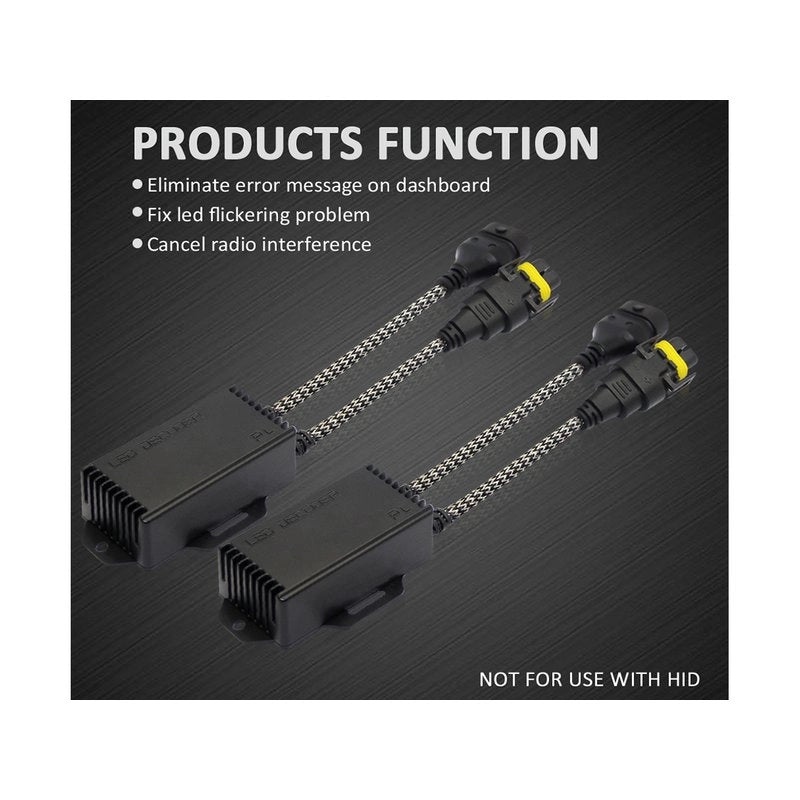 Led Warning Canceller H8 H11 H9 12V Filtro Resistenza Cancella Errore Kit Full Led