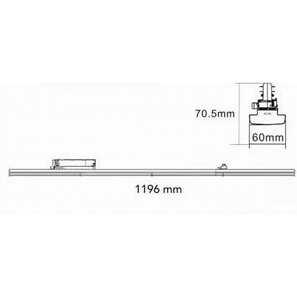 Trade Shop - Lampada Faretto Da Binario Trifase 40 Watt 6000lm Cct 90° Ip20 Bianco Pt4-120-b3c -