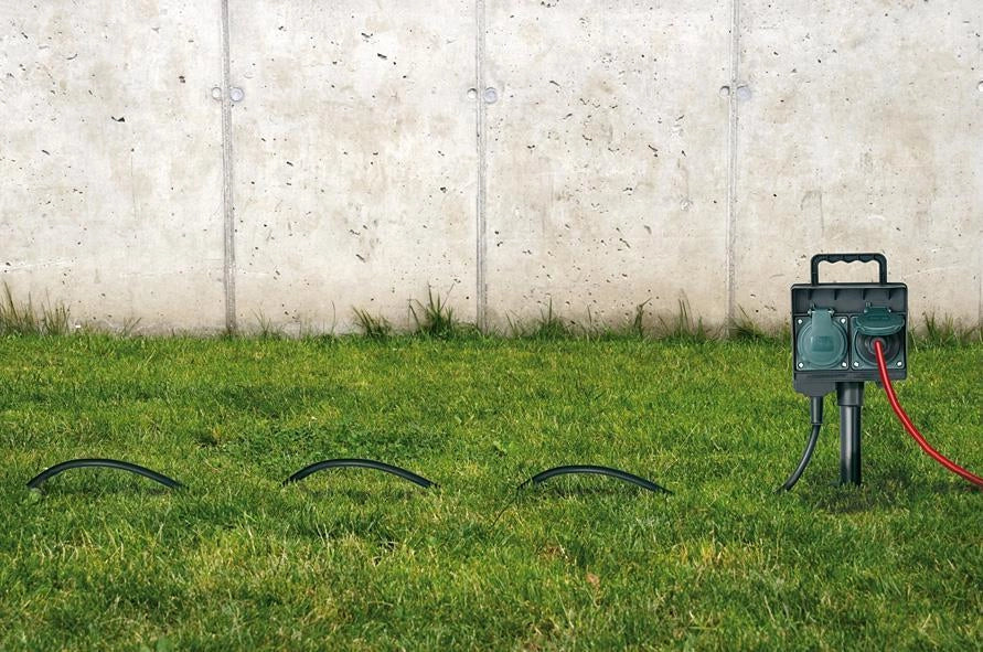 Brennenstuhl 1154440 prolunghe e multiple 1,4 m 4 presa(e) AC Nero, Verde