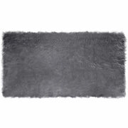 Tappeto in finta TAFALLA | Tappeto del soggiorno Antracite 80 x 150 cm Poliestere