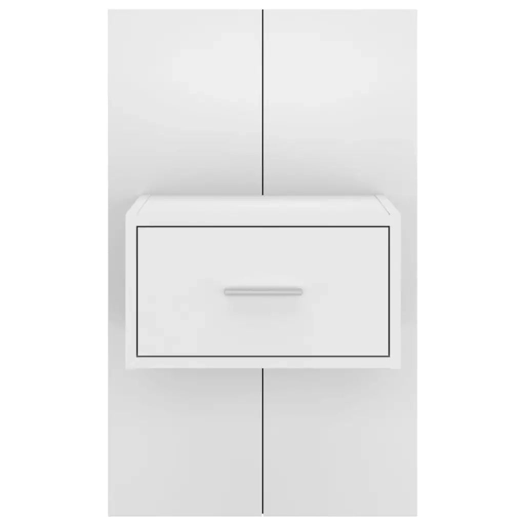 Comodino a Parete Bianco 810971