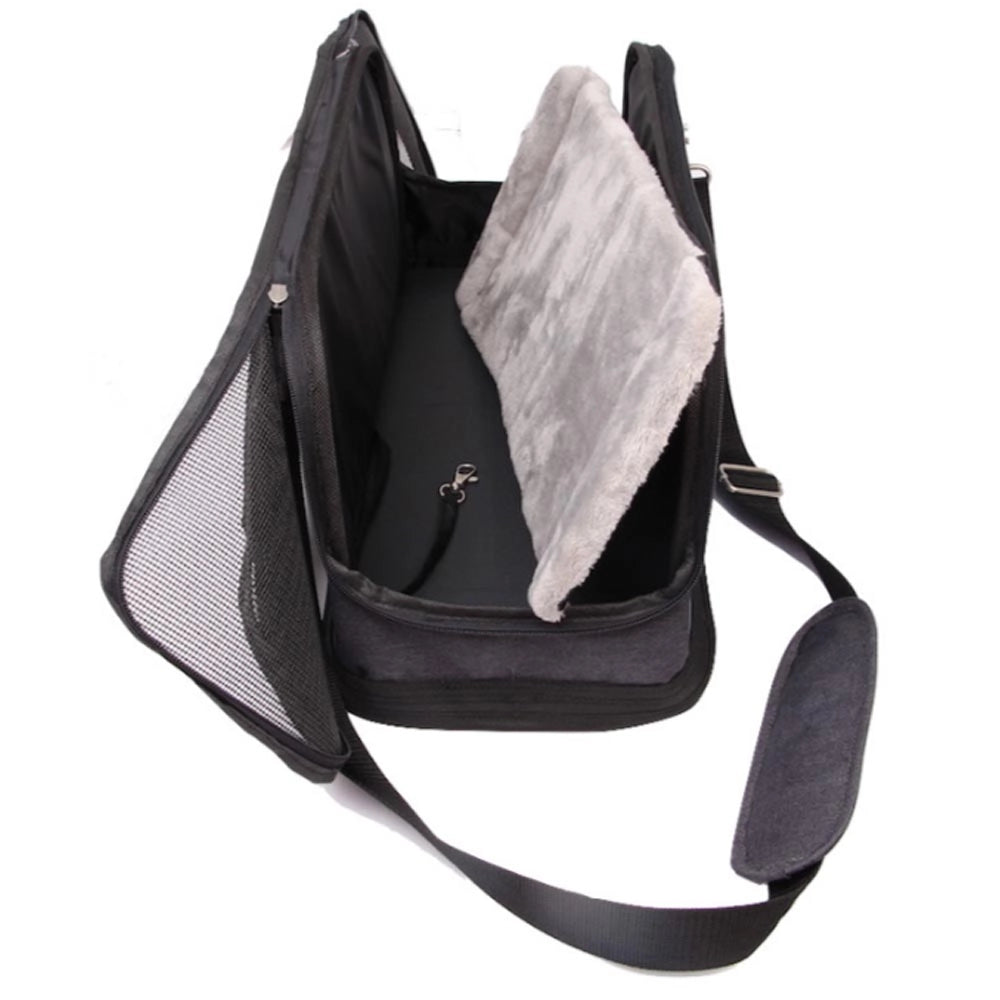 Borsa da viaggio travel bag per gatti e cani aereo auto e treno max 6 kg santorini