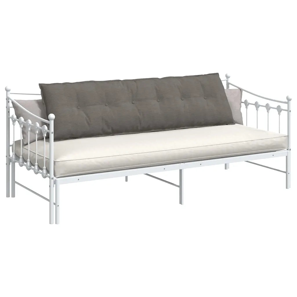Cuscino per Schiena Grigio chiaro 180 x 50 cm Tessuto in Cords