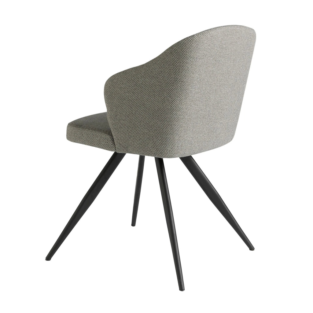 Sedia in tessuto grigio