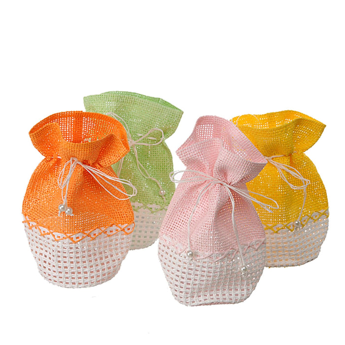 Set 16 Sacchetto in Tessuto 17 cm x 9 Ø