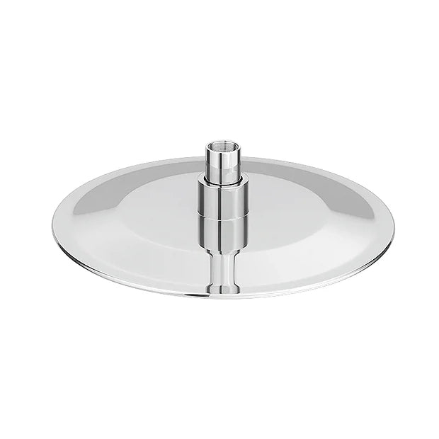 Set doccia completo tondo cromo - Miscelatore, braccio, soffione 30cm e doccino