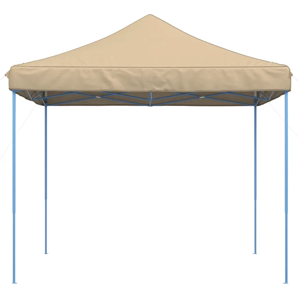 Tenda da Festa Pieghevole Pop-Up - Gazebo Beige 292x292x315 cm