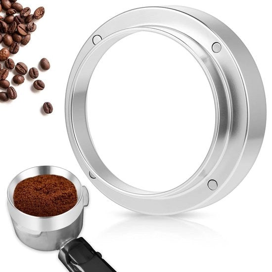 51mm Anello per Caffè in Alluminio per Accessori Espresso - Porta Zeef Anello - Doseatore per Zona di Contatto