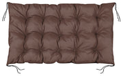 AIO FACTORY Cuscino da giardino impermeabile marrone 120x80 cm per panca in pallet